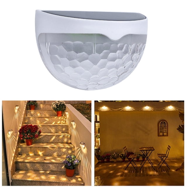 Luces de poste de valla Solar libre iluminación decorativa de cubierta del montaje de , lámpara de Sensor luz de pared impermeable Luz CUTICAT luz de cubierta al aire libre