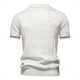 thumbnail image 4 of pstuiky camisetas de hombre, Suéter informal de manga corta con cuello vuelto, cómodo y liso para hombre camisetas de hombre xxl, 4 of 9