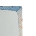 thumbnail image 2 of Ambesonne New York Fitted Sheet, Kennedy Triboro, Full Size, Orange Peach Blue, 2 of 2