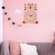 thumbnail image 5 of Reloj de pared de madera con dibujos de animales para habitación de niños, fácil de limpiar, adorable y único. Tigre, 5 of 7