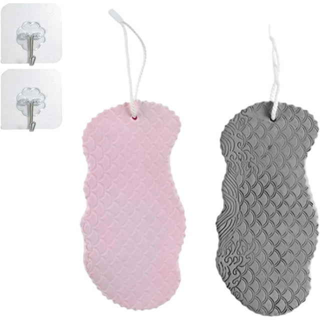 Depurador de piel coreano, Exfoliante depurador de piel coreano, Esponja depurador de piel coreano, Depurador de cuerpo coreano Piel muerta, Esponja de baño exfoliante súper suave, Esponja depurador c