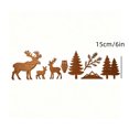 thumbnail image 3 of Fwttom Christmas Wall Decor with LED Lights Wooden Xmas Ornaments Wall Lights Christmas Decorations Indooor for Holiday Home Decor, 3 of 8
