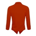 thumbnail image 3 of Hybrid & Company Womens Casual Work Office Open Front Blazer Jacket with Removable Shoulder Pads Made in USA, 3 of 4