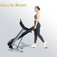 thumbnail image 7 of 400 LBS Capacity Treadmill with 18% Auto Incline 18.9" Wide Belt 3.5HP Folding Electric Treadmill with LED Display Running Walking Exercise Machine for Home Use, 7 of 7