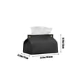 thumbnail image 3 of Leather Tissue Box for Living Room & Bedroom - Pull-Out Design Desktop Organizer with Stylish Home Decor, 3 of 6