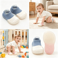 thumbnail image 3 of TELOLY 2Pairs Sock Shoes Toddler,14.5Cm Sock Shoes for Baby Boy,Unisex Design Sock Shoes for Baby Girl,Combination1, 3 of 6