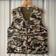 thumbnail image 4 of Chaleco de camuflaje con múltiples bolsillos para exteriores, chaleco para hombres, ropa de trabajo de mediana edad y ancianos, chaleco de pesca fino, chaleco de primavera y otoño para hombres, 4 of 4