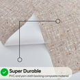 thumbnail image 3 of Wipeable Waterproof Tablecloth for Rectangle Table Heavy Duty Vinyl Tablecloths Outdoor PVC Table Cover for Picnic(A-Gray, 60'''' x 120''''), 3 of 6