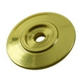 thumbnail image 4 of Kitchen Cabinet Door Knob Rosette Bright Brass 1.25" Dia. Round Decorative Brass Door Knob Escutcheon Back Plate Protective Tarnish Resistant Rose Covers Renovators Supply Pack of 6, 4 of 6