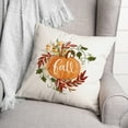 thumbnail image 3 of Creative Products Fall Pumpkin Vine 2 18 x 18 Spun Poly Pillow, 3 of 3
