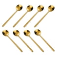 thumbnail image 1 of Juego de cucharas de cena de 8 uds, juego de cucharas de acero inoxidable, para el hogar, cocina, restaurante, apto para lavavajillas, pulido espejo, 1 of 5