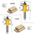thumbnail image 3 of 5 uds 8mm Tige semi-redondo Bullnose Router Bit Fraise Bois Cup rayón 3/8 ", 5/16", 1/4 ", 3/16", 1/8, herramienta para carpintería Hy, 3 of 5