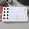 thumbnail image 3 of Beat Keyboard Machine White ABS for Music Making with Versatile Knobs and Rgb Pads, 3 of 7