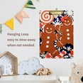 thumbnail image 5 of FMSHPON Christmas Gingerbread Lollipop Candy Clipboard Hardboard Wood Nursing Clip Board and Pull for Standard A4 Letter 13x9 inches, 5 of 5