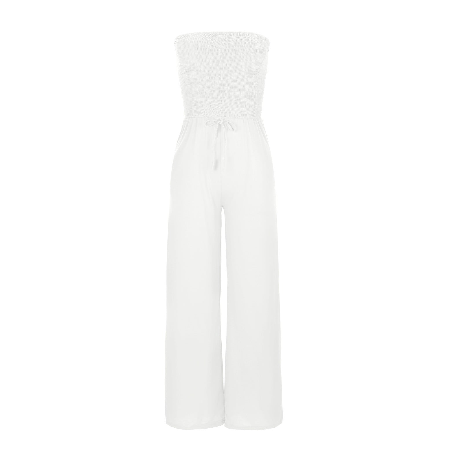 オールインワン・サロペット PATOU Women Jumpsuits JU0030017001W WHITE White Spandex Jumpsuit Solid Women's Jumpsuit, Women'S