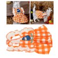 thumbnail image 1 of Pet Dress, Lovely Breathable Polyester Plaid Pet Cat Dress  for Medium and Small Breeds for Rabbit S, 1 of 7
