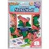 amscan 17 x 12cm dinosaurs deluxe sticky stuff