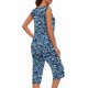 thumbnail image 5 of Conjunto de Verano para las Mujeres Impreso Cuello Redondo sin Mangas Y Pantalones, Casual Dos Piezas para las Mujeres, 5 of 8