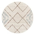 thumbnail image 2 of Unique Loom Aramis Collection Area Rug - Kavi (7' Round Ivory/Beige), 2 of 6