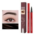 thumbnail image 1 of Fankiway Double fork Waterproof Liquid Eyebrow Pencil Three-dimensional Color Rendering without Smudging Long-lasting Coloring Sweat Proof Sweat Proof 0.6ml, 1 of 4