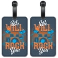 thumbnail image 1 of We Will Rock You - Luggage ID Tags / Suitcase Identification Cards - Set of 2, 1 of 5