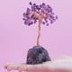 thumbnail image 2 of Amatista Árbol de cristal curativo Cristales de Reiki naturales Piedra preciosa Base Alambre de cobre Árbol Vida Dinero Árboles Feng Shui Reiki Árbol de energía espiritual para H, 2 of 5