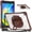 Chocolate, variant on ELEHOLD Shockproof Case for ipad 10.2 2021/2020/2019, Full Body Protection Clear Back Case with 360° Rotating Hand Strap Kickstand & Djustable Strap,Lightgreen