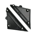 thumbnail image 4 of 2X Left+Right Side View Door Mirror Flag Cover Molding Trim for Fiat 500 12-19, 4 of 12