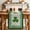 Green Beige, variant on St. Patrick's Day Table Runner 36 Inches Long Farmhouse Dress Scarves, Spring Green Shamrock Black White Plaid Dining Tablerunner for Coffee Table/Kitchen Island/Party Décor, Small 13" x 36"