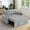 Light Gray, variant on Lecut Pull Out Couch, Velvet Sleeper Sofa Bed with Pillow and Pocket, 3 Levels Adjustable Backrest Futon Sofa Bed, Convertible Sofa Bed for Living Room, Bedroom, Apartment, Guest Room