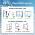 thumbnail image 3 of Window Seal Unit for Portable Air Conditioner and Dryer, Hot Air Shutoff Kit for All Mobile Air Conditioners, Air Exchange Guards with Zip and Strong Hook and Loop Fastener (400cm), 3 of 4