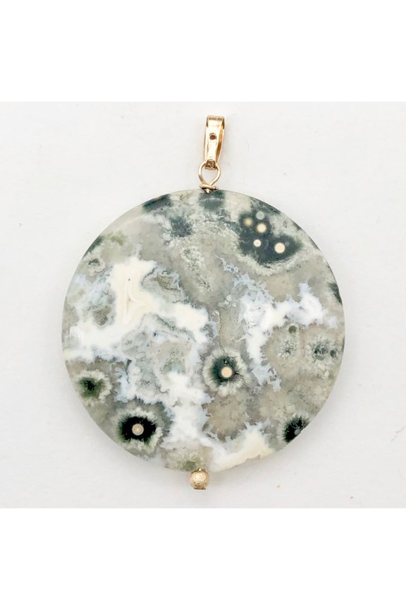 Ocean Jasper Round 1 3/4" Long | 506729G1 | Premiumbead