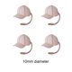 thumbnail image 3 of Tapas Reutilizables para Pajillas de 10mm | Set de Protectores de Silicona para Pajillas | Tapones Portátiles a Prueba de Salpicaduras | Regalos Decorativos para Fiestas | 4 Paquetes | Beige, 3 of 6