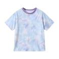 thumbnail image 1 of Zpanxa Boys Athletic Shirts Short Sleeve T Shirt Colorful Drying Top Color Blocked Refreshing Breathable Tee With Polyester 7-8 Years, 1 of 6