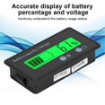 thumbnail image 3 of GY-6GS Battery Power LCD Display Voltage Meter 12-84V with Light Alarm Function (Green Light), 3 of 4