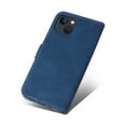 thumbnail image 5 of Compatible with iPhone 13 Wallet Case, Classic Business Wristlet Shockproof Protective for Men Women PU Leather Card Slots Kickstand Phone Case Cover for iPhone 13, Blue, 5 of 11