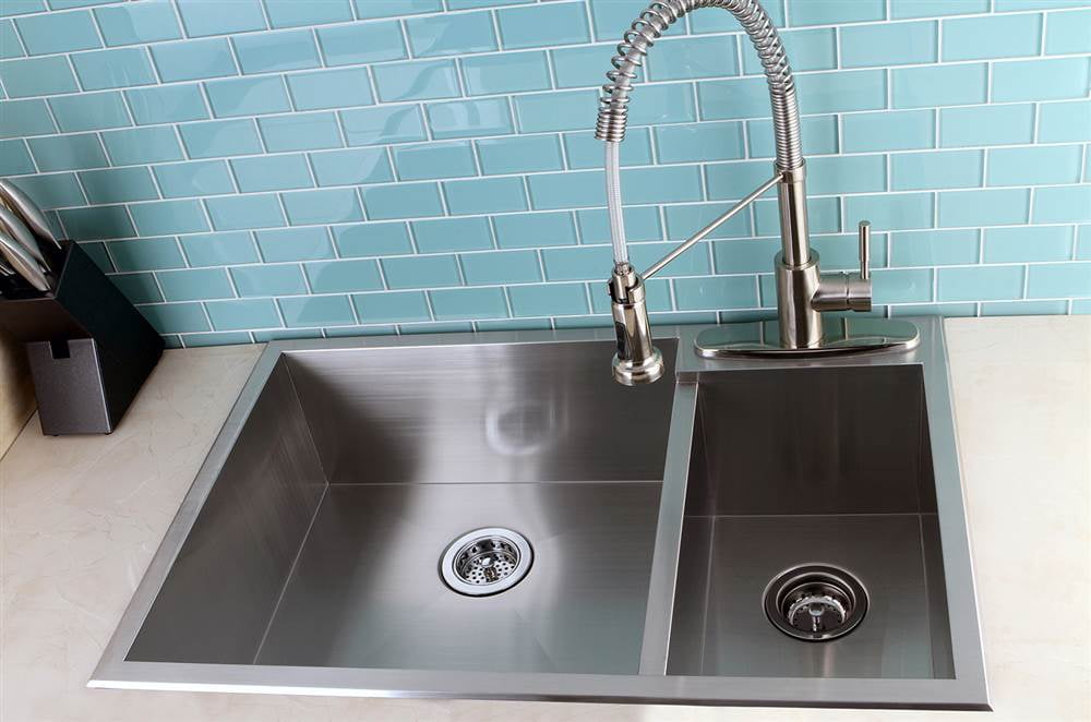 Kingston Brass Uptowne 36 L X 24 W Self 70 30 Double Bowl Kitchen Sink