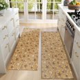 thumbnail image 4 of Kitchen Rugs Sets Of 2,Brown Christmas Pattern Anti Fatigue Kitchen Mat Rugs Non Slip Washable,Decorative Kitchen Floor Mats for Kitchen,Sink,Laundry,17"X47", 4 of 5