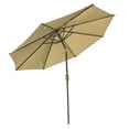 thumbnail image 2 of Yescom Parasol de Patio Extérieur 9 Pieds UV50+ Résistant à la Décoloration avec Manivelle Jardin Plage Oléfine, 2 of 11
