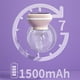 thumbnail image 3 of Extractor de leche portátil manos libres - Extractores eléctricos portátiles para lactancia materna - Extractores de leche inalámbricos manos libres con 9 modos de bajo ruido y 9 niveles, 3 of 5