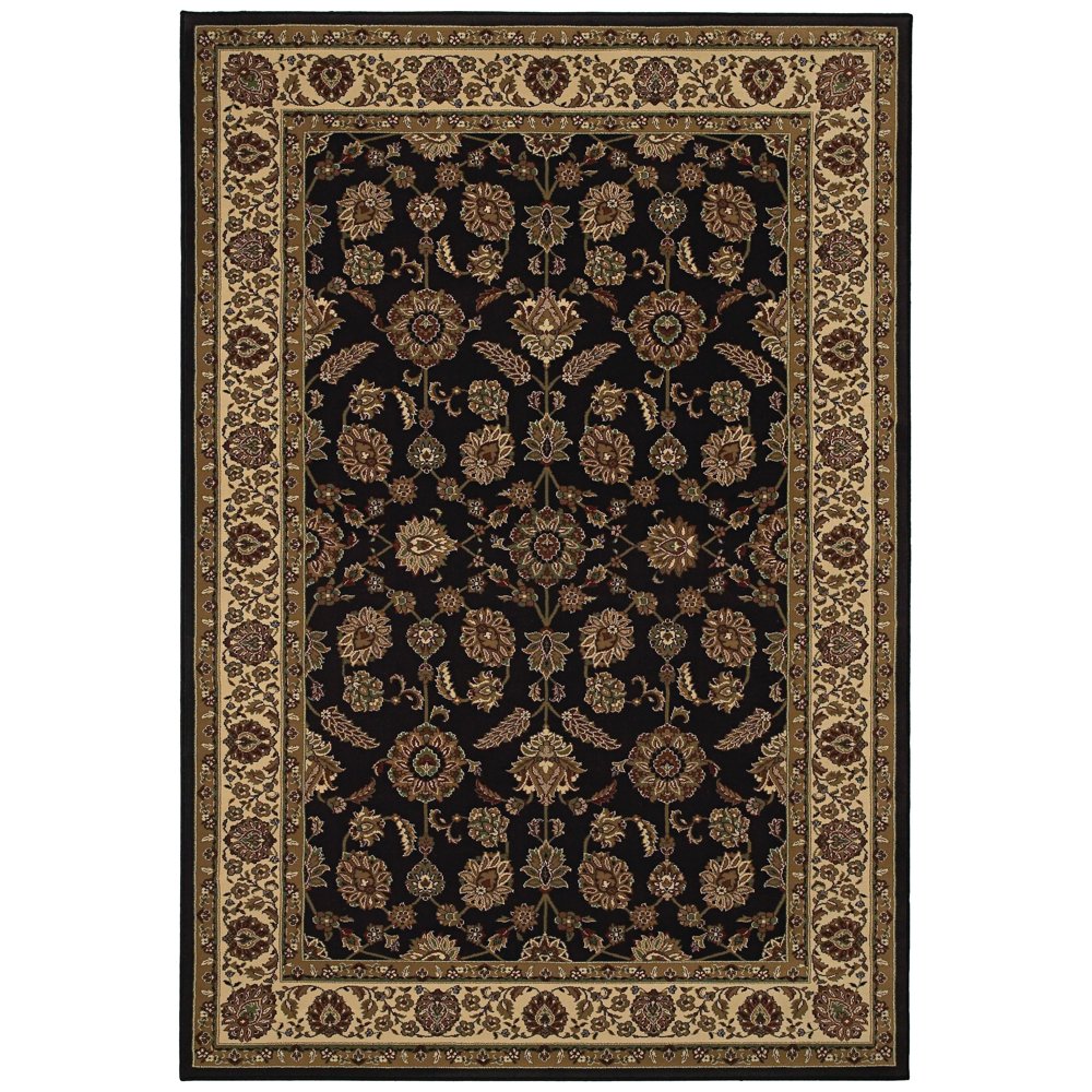 Style Haven Annapolis Bordered Traditional Area Rug Brown/Cream 4' x 6