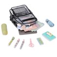 thumbnail image 3 of DAKIMOE Fashion Clear Backpack For School Women School Bookbag Heavy Duty Transparent Backpack, Clear Bookbag, 3 of 9