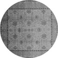 thumbnail image 1 of Ahgly Company Indoor Round Oriental Gray Industrial Area Rugs, 6' Round, 1 of 4