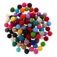 thumbnail image 1 of 100 unids Bolas de fieltro de lana DIY Hecho a mano Bolas de fieltro Ropa Decoración DIY MATERIALES, 1 of 6