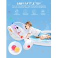 thumbnail image 2 of QPAU Tummy Time Water Mat for Baby with Bear Design, Toys for Infants and Toddlers 3 to 24 Months, 2 of 6