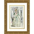 thumbnail image 1 of Henri Boutet 17x24 Gold Ornate Framed and Double Matted Museum Art Print Titled - 1939 Nineteenth -Century Female Modes (1908), 1 of 4