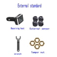 thumbnail image 4 of jinwen Car Tire Pressure Monitoring System USB Port Auto Alarm for Sedans External External, 4 of 8