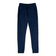 Hawk Boys' Fleece Jogger Pants with Zipper Pockets, Sizes 4-16