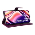 thumbnail image 4 of FOXDOCK Funda tipo Cartera para Xiaomi Redmi Note 11s – Cubierta de Cuero PU con Múltiples Ranuras, Bolsillo para Efectivo y Correa de Muñeca, 4 of 6
