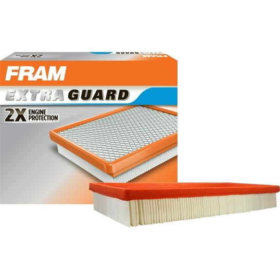 FRAM Extra Guard Air Filter, CA6366 for Select Ford Vehicles Fits select: 1987-1996 FORD F150, 1987-1997 FORD F250